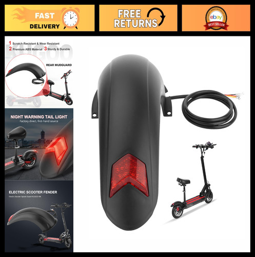 Rear mudguard with taillight - rear,